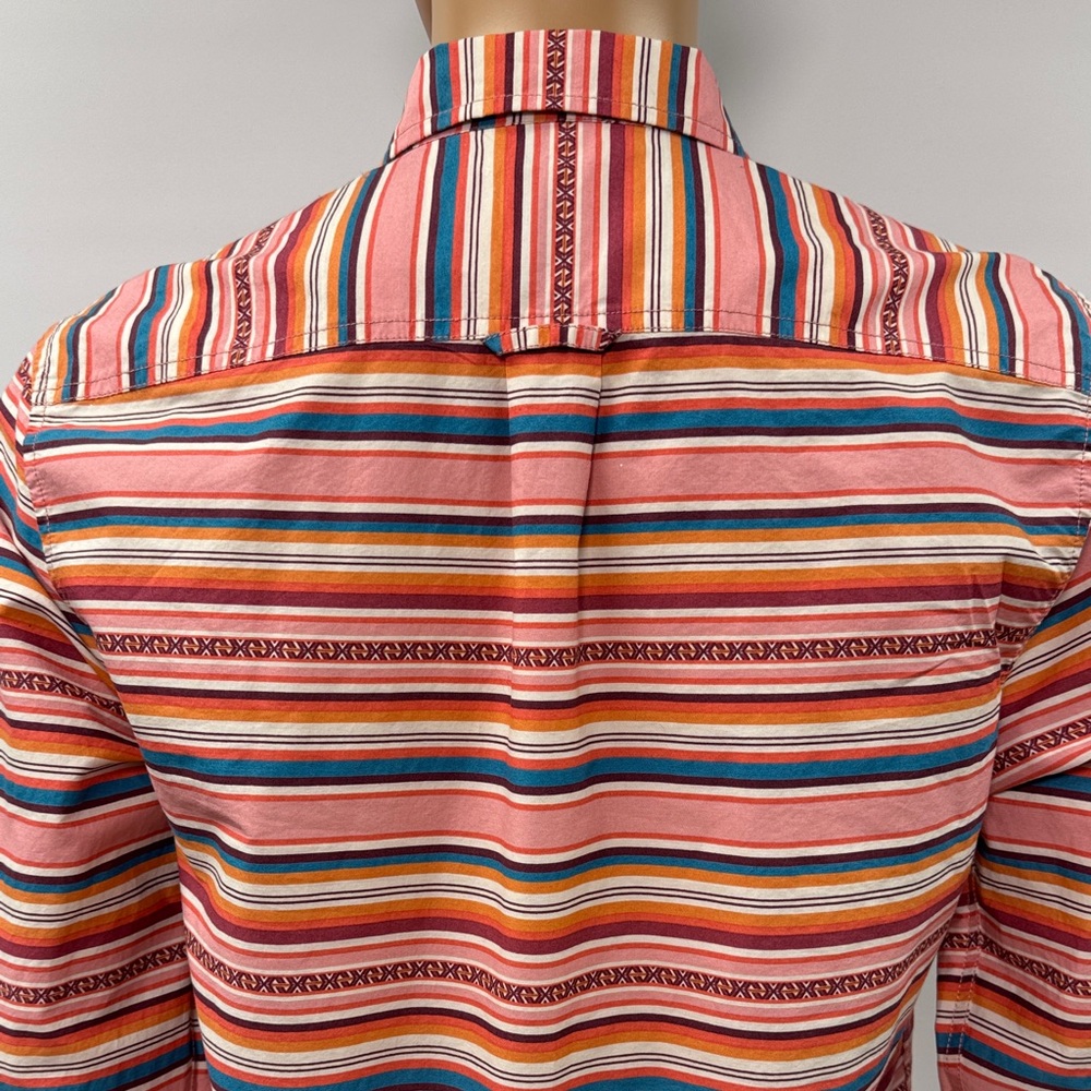 Pendleton Serape Surf Striped Multicolor Board Shirt Size Medium - Picture 4 of 10